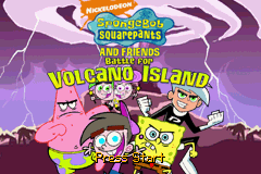 SpongeBob SquarePants and Friends - Battle for Volcano I Title Screen